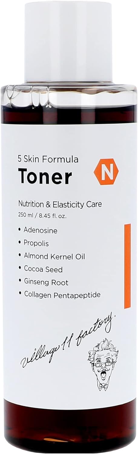 5 Skin Formula Toner Korean Skincare (250ml 8.45 fl oz) (Nourishment)